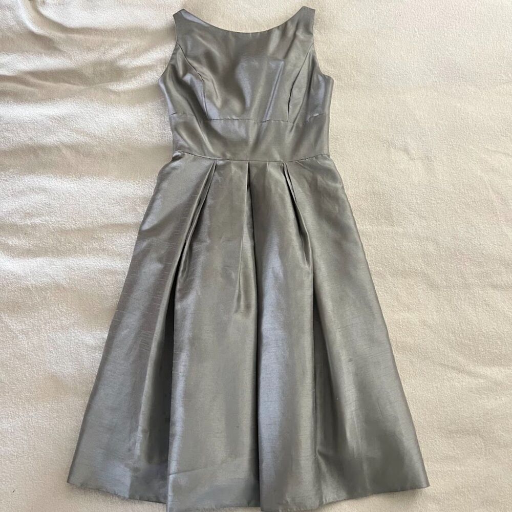 Jasmine B2 Bridesmaid Dress Silver Gray, Size 6